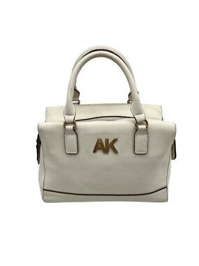 Anna Klein White Satchel Bag